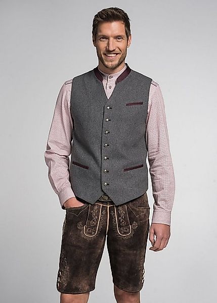 Spieth & Wensky Trachtenweste Aris (1-tlg) mit modischen Ziernähten günstig online kaufen