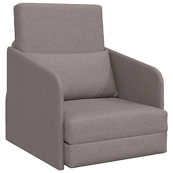 vidaXL Schlafsofa Taupe 65 x 80 x 83 cm Stoff 4106642 günstig online kaufen