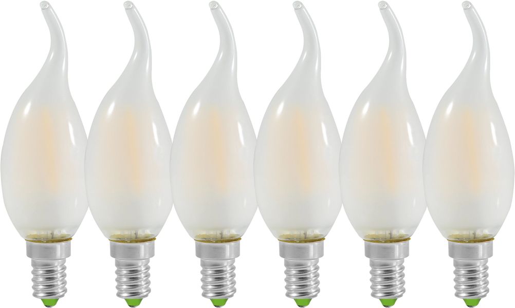 Näve LED-Leuchtmittel E14 Kerzenform 3,8 W 480 lm 6er Set 12,3 x 35 cm (H x günstig online kaufen