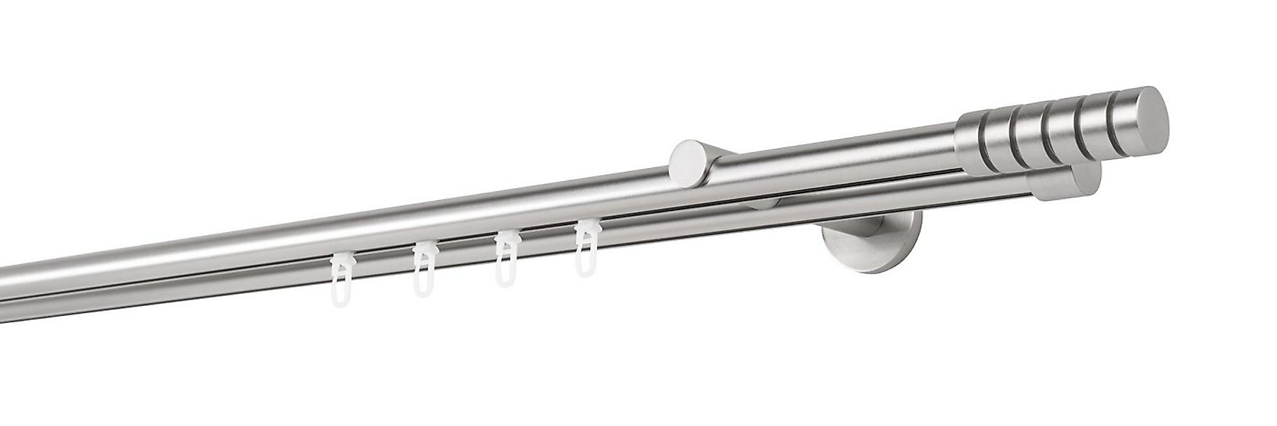 ondeco Gardinenstange Profil Wandabstand 12cm Rille, Ø 20 mm, 2 läufig-läuf günstig online kaufen