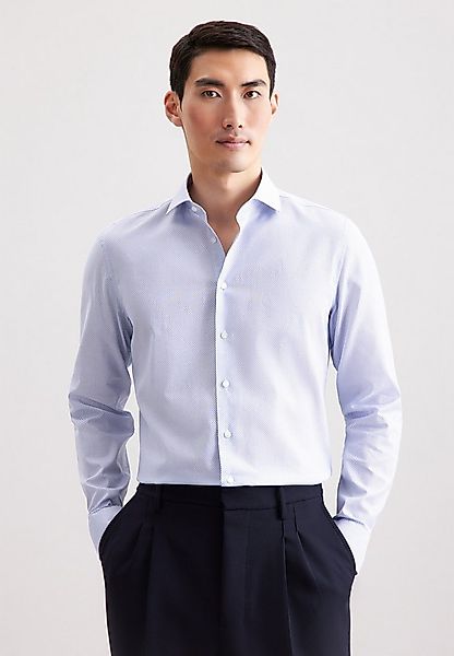 seidensticker Businesshemd Schwarze Rose Slim 1/1 Kentkragen Druck günstig online kaufen