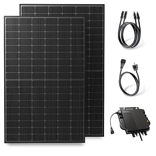Solakon Balkonkraftwerk 900W/800W Solaranlage Steckerfertig Komplettset Pho günstig online kaufen