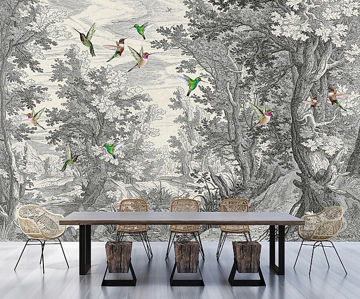 living walls Fototapete »Walls by Patel Fancy Forest«, Vlies, Wand günstig online kaufen