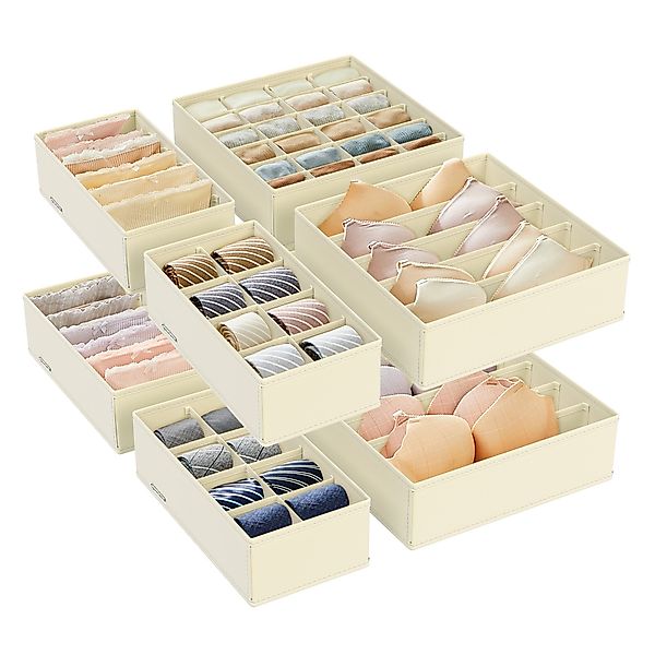 SONGMICS Aufbewahrungsbox Schubladen-Organizer (8 St), Unterwäsche-Organize günstig online kaufen