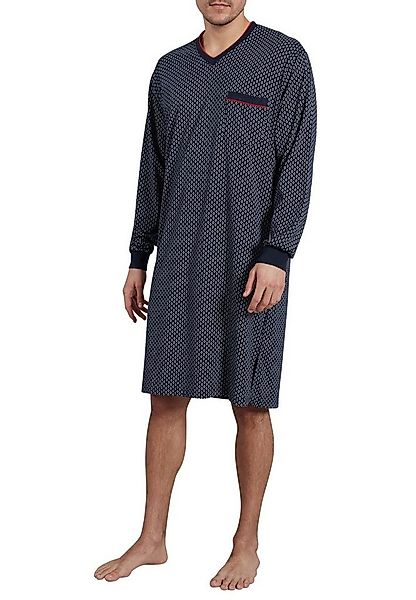 GÖTZBURG Nachthemd GÖTZBURG Herren Nachthemd blau bedruckt (1-tlg) günstig online kaufen