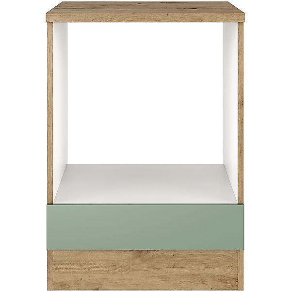 Flex-Well Exclusiv Herdumbauschrank Cara 60cm Schilfgrün matt - Artisan Eic günstig online kaufen