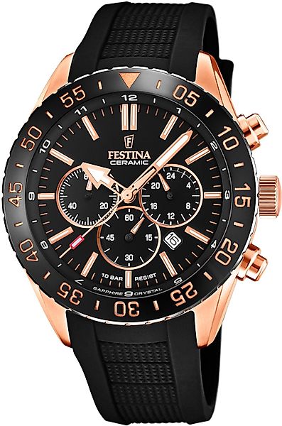 Festina Chronograph Keramik Kollektion F20516/2, Armbanduhr, günstig online kaufen