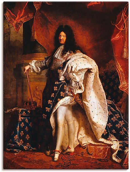 Artland Wandbild "Ludwig XIV. von Frankreich, 1701" Menschen 1 Stk. tlg. au günstig online kaufen