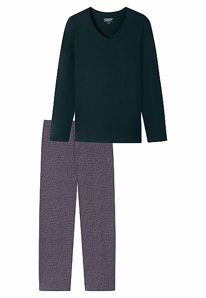 uncover by SCHIESSER Schlafanzug "Uncover Nightwear" 2 tlg., Baumwolle, Sin günstig online kaufen