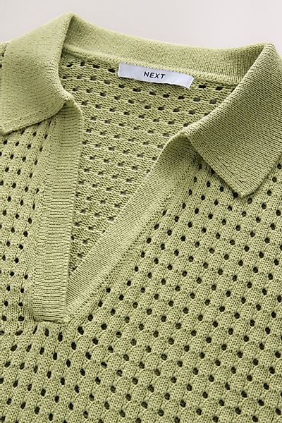 Next T-Shirt Mesh Fly Poloshirt mit günstig online kaufen