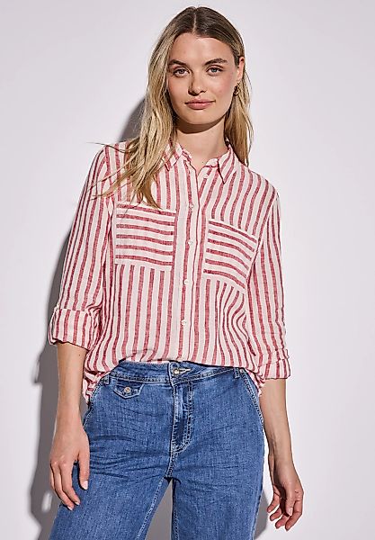 STREET ONE Hemdbluse, mit Streifen Muster günstig online kaufen