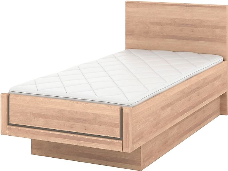 Musterring Holzbett »Sorrent, Bettgestell, Bettrahmen, teilmassiv Eiche« MA günstig online kaufen