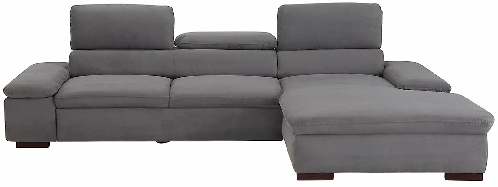 Home affaire Ecksofa "Alberto L-Form" mit Kopfteilverstellung, wahlweise mi günstig online kaufen