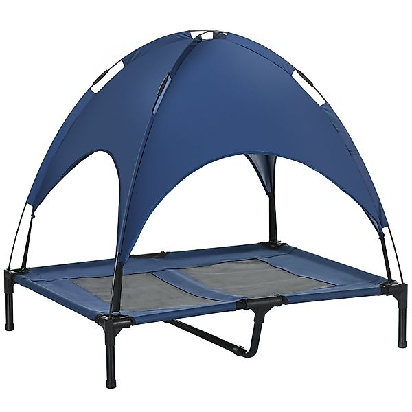 PawHut Tierbett Hundeliege mit Baldachin, Oxford, günstig online kaufen