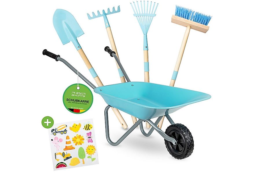 PHIBER-SPORTS Spielzeug-Gartenset PHIBER-SPORTS Schubkarre Kinder + Gartenw günstig online kaufen