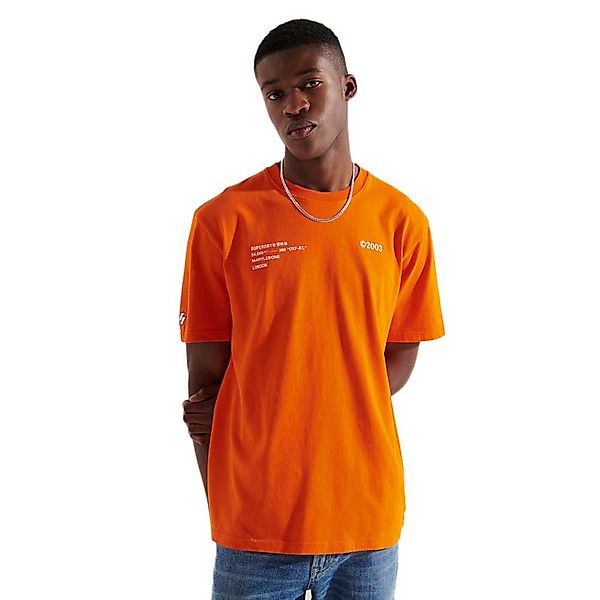 Superdry Code Corporate Logo Kurzärmeliges T-shirt L Denver Orange günstig online kaufen