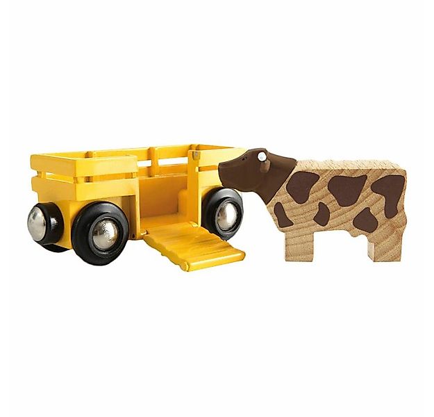 BRIO® Spielzeug-Auto Tierwagen mit Kuh 2-tlg. günstig online kaufen