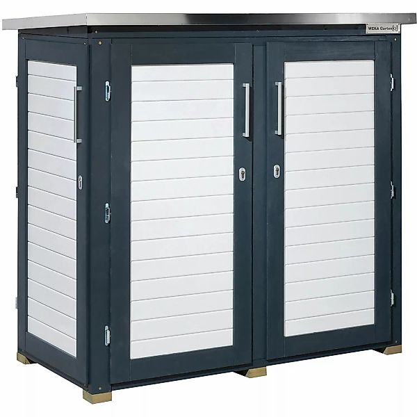 Weka Garten Q Terrassenschrank Anthrazit 160 cm x 75 cm günstig online kaufen