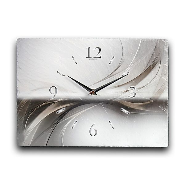 Kreative Feder Wanduhr Design-Wanduhr aus Stein günstig online kaufen