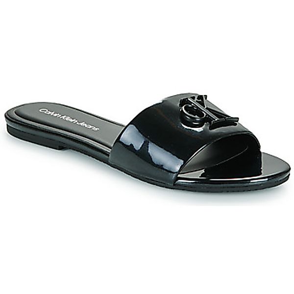 Calvin Klein Jeans  Pantoffeln FLAT SANDAL SLIDE MG MET günstig online kaufen