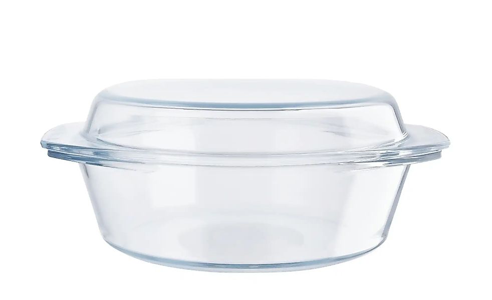 KHG Auflaufform mit Deckel 2 5 l   ¦ transparent/klar ¦ Glas ¦ Maße (cm): B günstig online kaufen