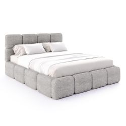 FDM Polsterbett CLOUDY Bettgestell Bett 140x200, günstig online kaufen