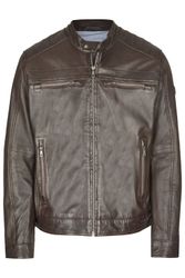 bugatti Lederjacke BUAMADEO (1-St) mit Stehkragen günstig online kaufen