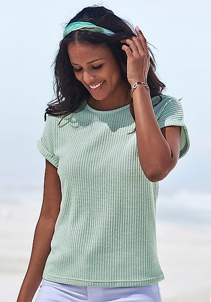 Vivance Kurzarmshirt aus weicher Piqué-Qualität günstig online kaufen