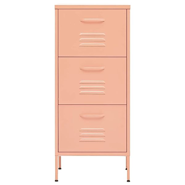 vidaXL Aktenschrank Lagerschrank Rosa 42,5x35x101,5 cm Stahl günstig online kaufen