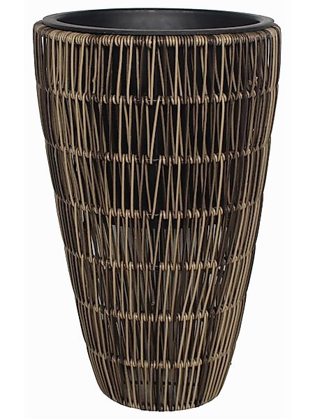 Trend Line Pflanzkübel TrendLine Polyrattan Pflanztopf günstig online kaufen