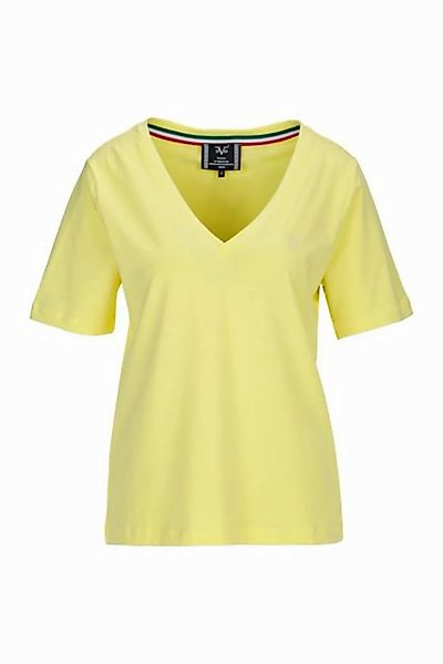 19V69 ITALIA T-Shirt BAILA Damen Basic V-Ausschnitt Kurzarm-Shirt (XS-XXL) günstig online kaufen