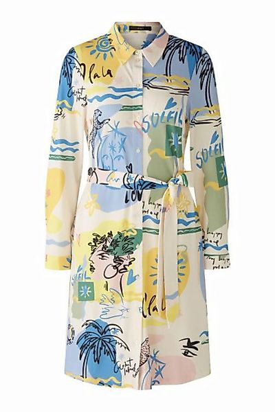 Oui Sommerkleid Kleid, yellow blue günstig online kaufen