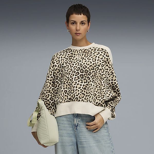 PUMA Sweatshirt "T7 Leo Luxe Oversized Sweatshirt Damen" günstig online kaufen
