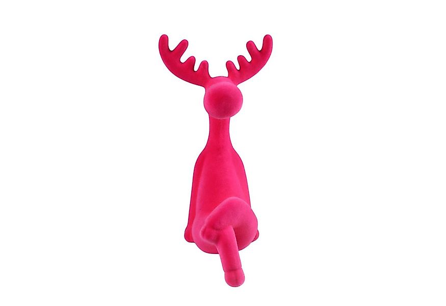Macosa Home Kantenhocker Rentier 20,5 cm Grau, Orange, Fuchsia od. Pink (De günstig online kaufen
