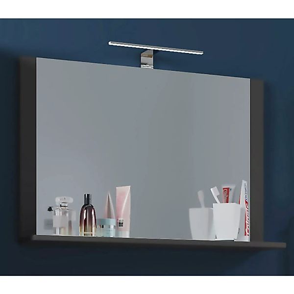 Wandspiegel Lendas anthrazit Holzwerkstoff B/H/T: ca. 80x65x17 cm günstig online kaufen