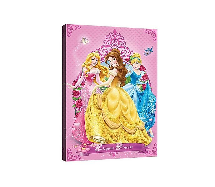 Wallarena Leinwandbild Kinderzimmer Prinzessinnen Wandbild XXL Leinwandbild günstig online kaufen