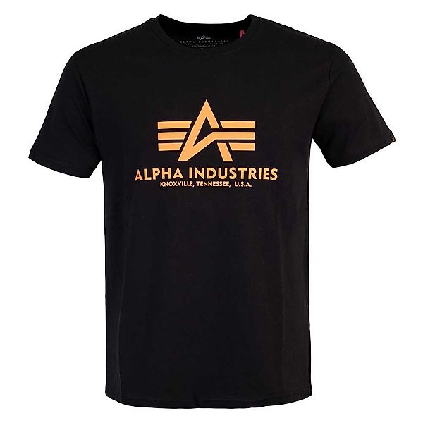Alpha Industries Basic Small Logo Foil Print Kurzärmeliges T-shirt XS Burgu günstig online kaufen