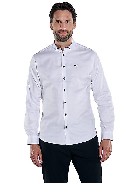 Engbers Langarmhemd engbers Herren Langarm-Hemd strukturiert, günstig online kaufen