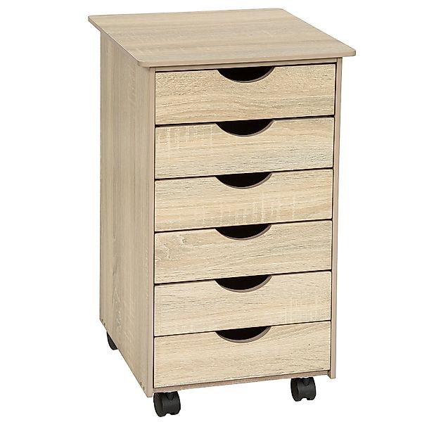 tectake Rollcontainer, aus Holz günstig online kaufen