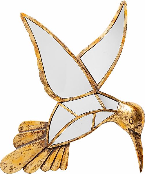 Kare Design Wanddekoobjekt "Wandschmuck Hummingbird Mirror 60cm" günstig online kaufen