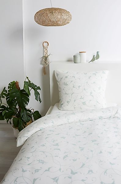 Primera Bettwäsche Bio Crepe Ranken, Seersucker, günstig online kaufen