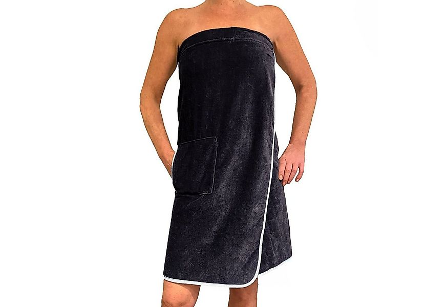 HOMELEVEL Duschtuch Saunakilt für Damen Saunatuch Damen aus Baumwolle Sauna günstig online kaufen