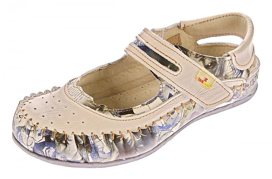 TMA Damen Leder Ballerinas Schuhe Sandalen günstig online kaufen