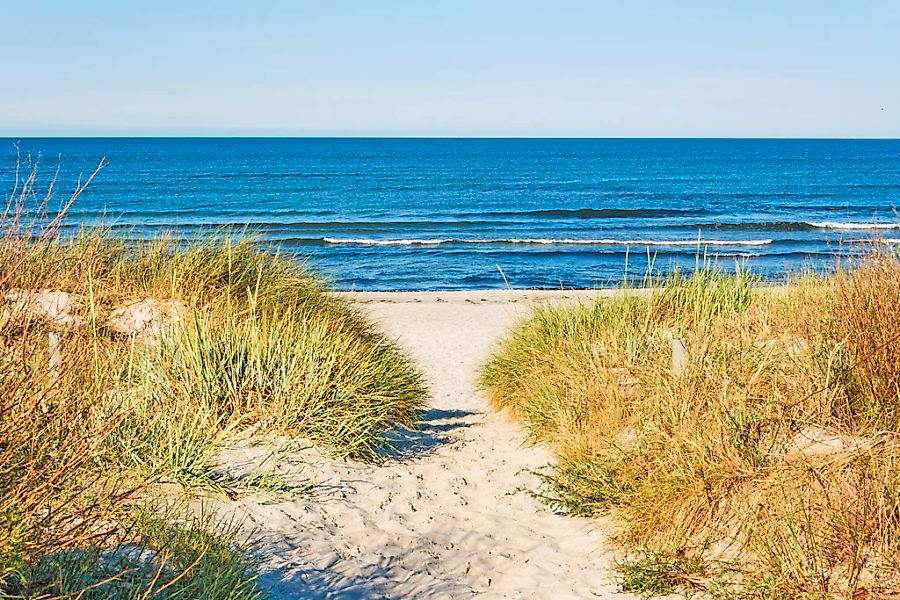 Papermoon Fototapete "Beach Access" glatt günstig online kaufen