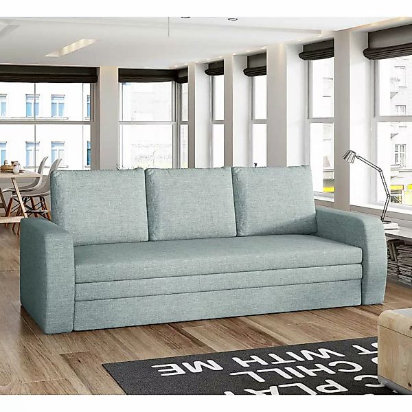 Schlafsofa Couch mit Schlaffunktion und Armlehnen günstig online kaufen