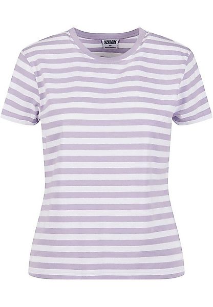 URBAN CLASSICS T-Shirt Urban Classics Damen Ladies Regular Striped Tee (1-t günstig online kaufen