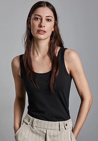 STREET ONE Trägertop, aus softem Materialmix günstig online kaufen