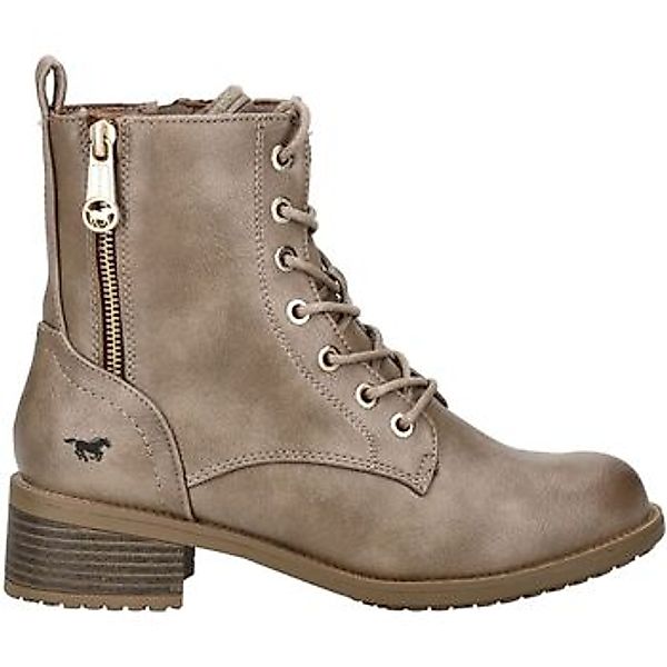 Mustang Shoes Schnürstiefelette "Mustang Shoes Stiefelette Lederimitat" günstig online kaufen