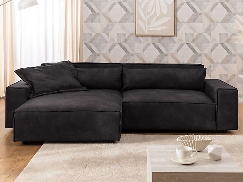 OTTO home Ecksofa »KINLEE Design-Sofa mit Recamiere rechts/links, Maße B/T/ günstig online kaufen