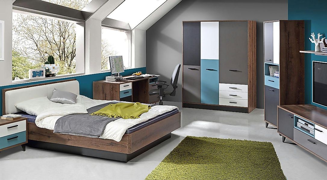 möbel-direkt.de Jugendzimmer-Set Raven, (Komplett Set, 7-tlg., günstig online kaufen